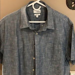 XL Sonoma flamingo dress shirt